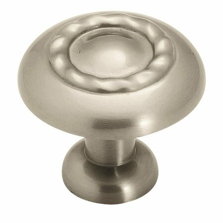 AMEROCK Inspirations 1-1/4 in 32 mm Diameter Satin Nickel Cabinet Knob BP1585G10